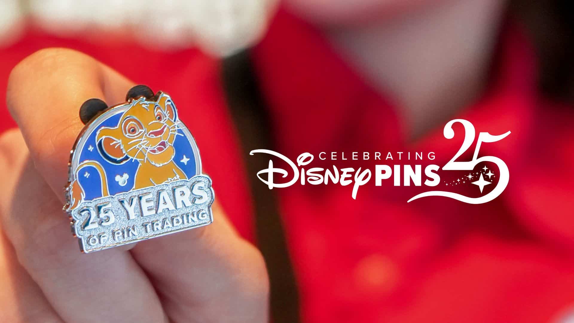 2025 WDW Pin Trading 25 Anniversary Header