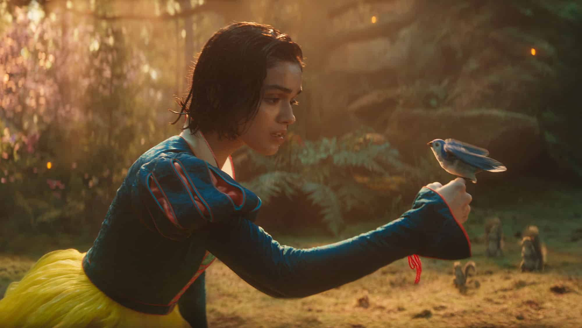 Snow White and the Bird Scene