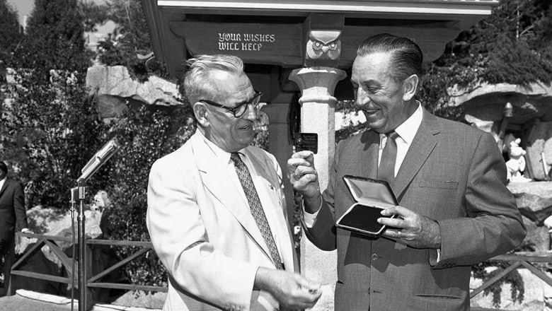 Dedication ceremony, Snow White Grotto at Disneyland Resort