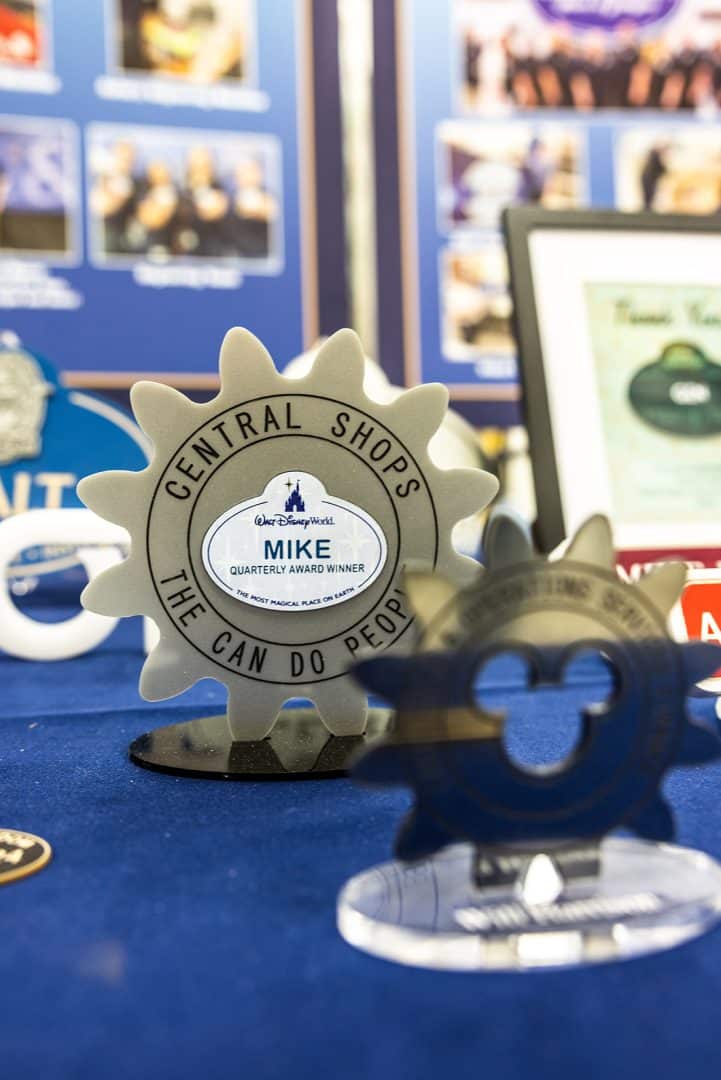 | The Main Street Mouse Central Shops award behind-the-scenes at Disney World
