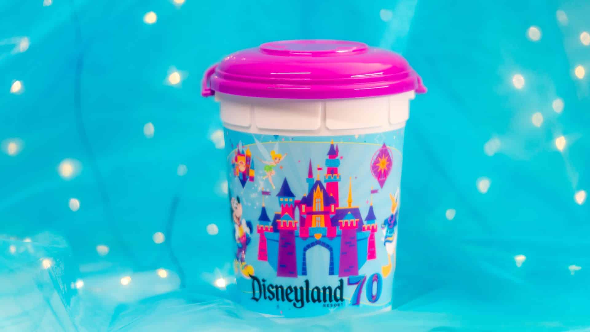 Disneyland 70th Celebration Popcorn Bucket