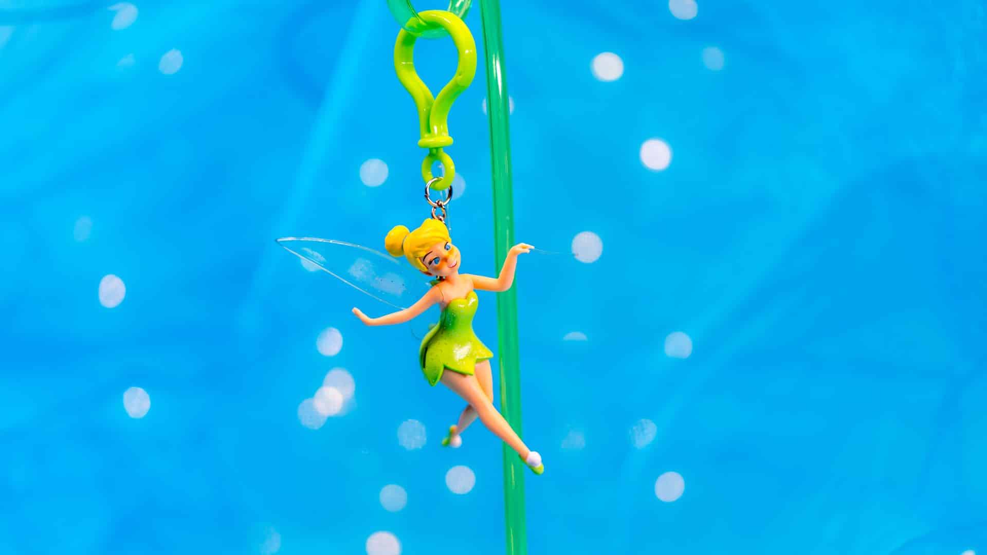 Disneyland 70th Celebration Tinker Bell Straw Clip