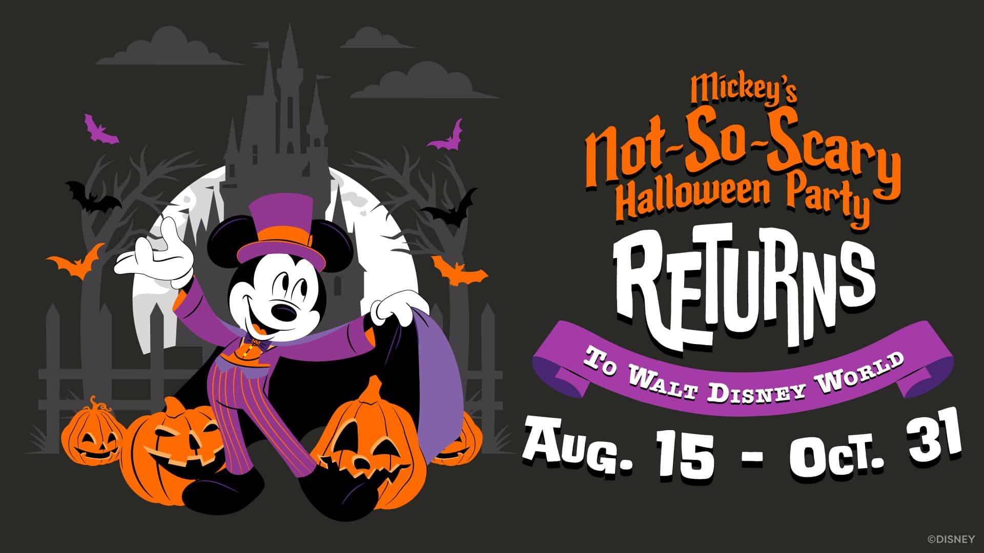Mickey's Not-So-Scary Halloween Party 2025