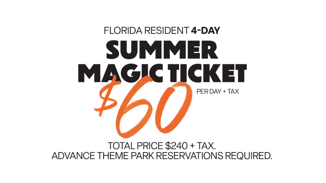Summer Magic Tickets Now on Sale for Florida Residents