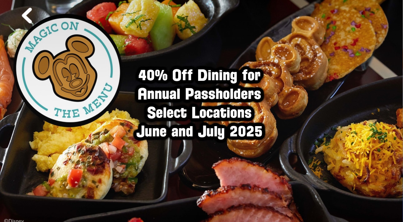 40 off dining june july 2025