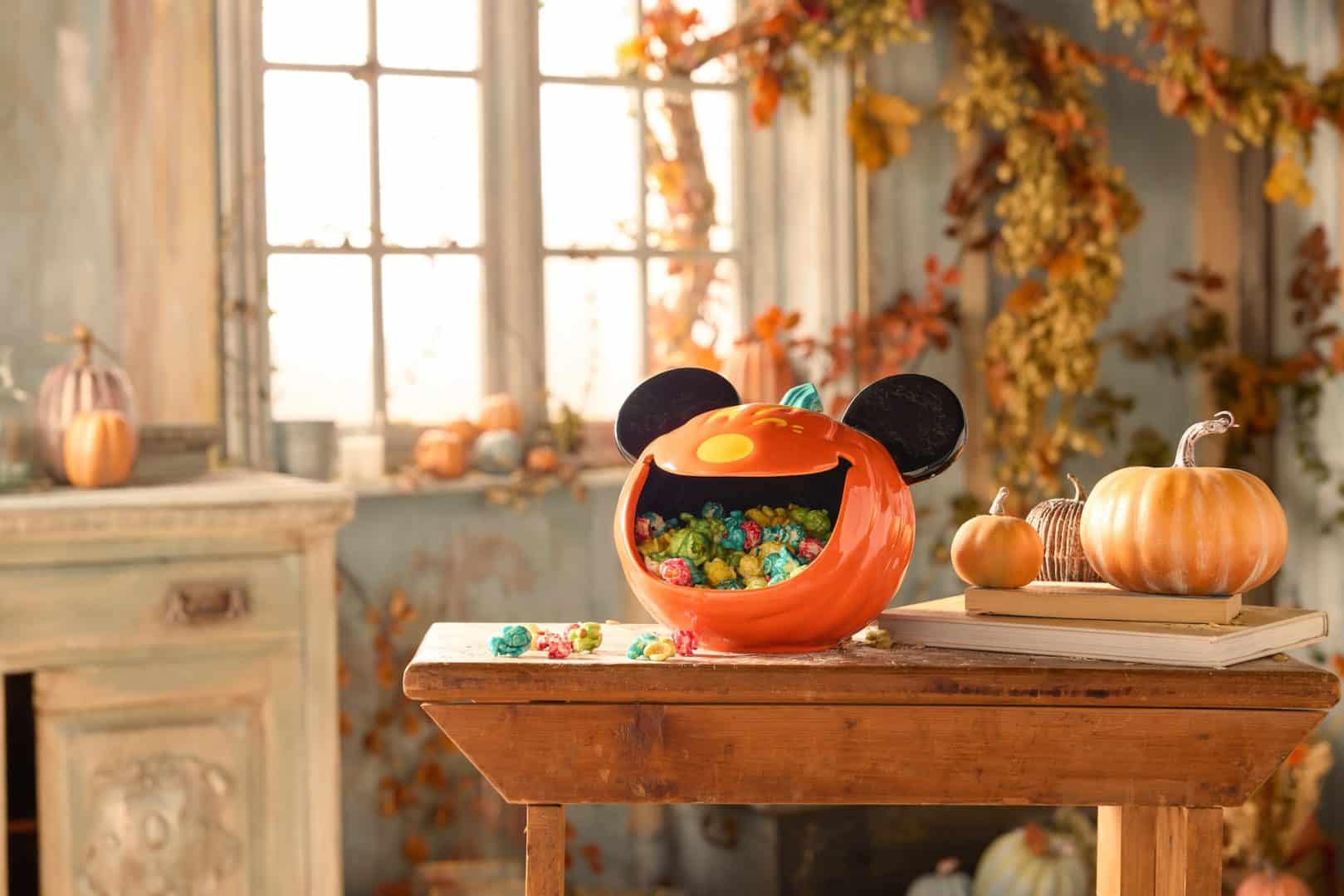 Mickey Mouse Jack-o'-Lantern Halloween Candy Bowl