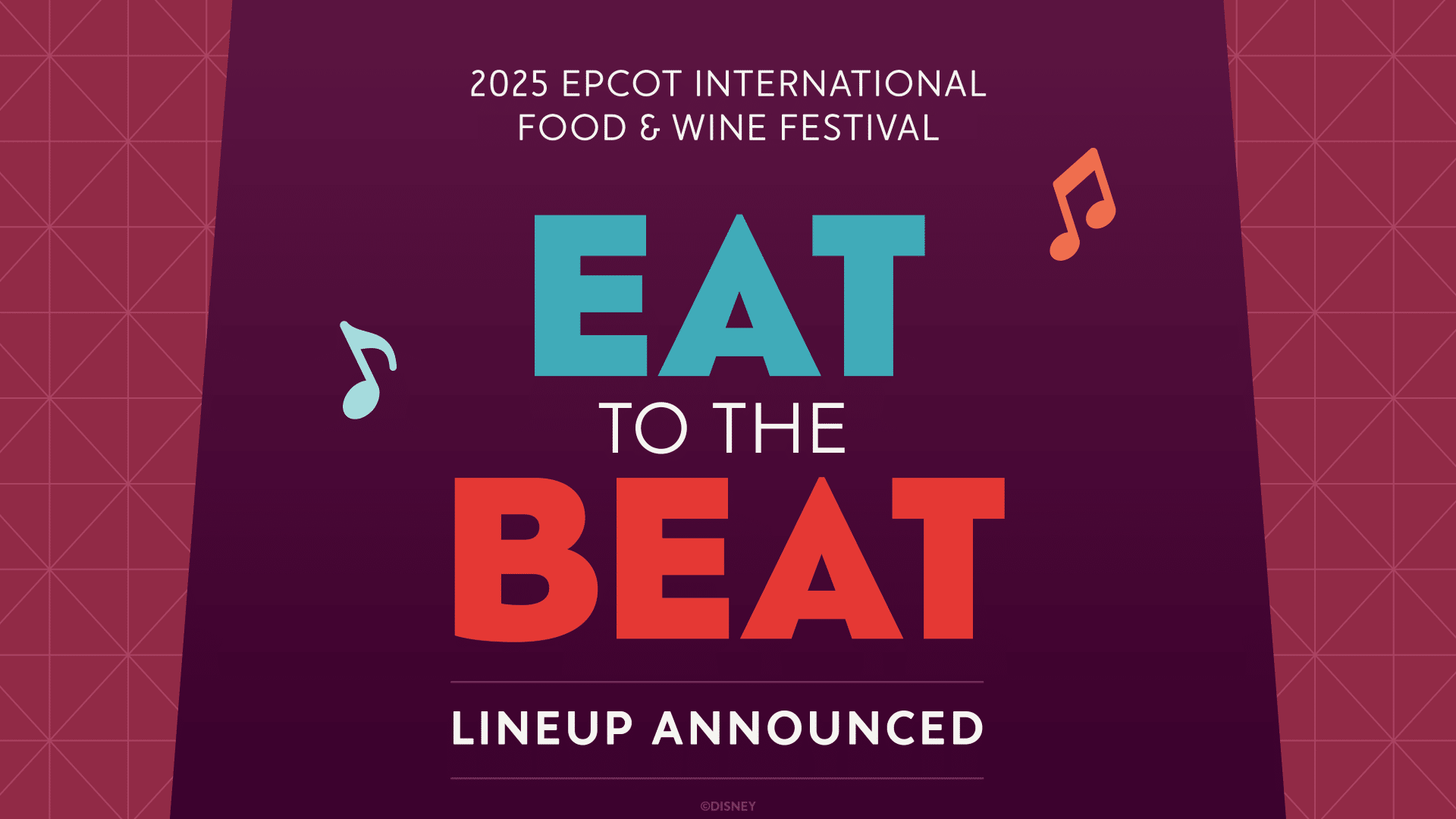 2025 wdw eat to the beat header