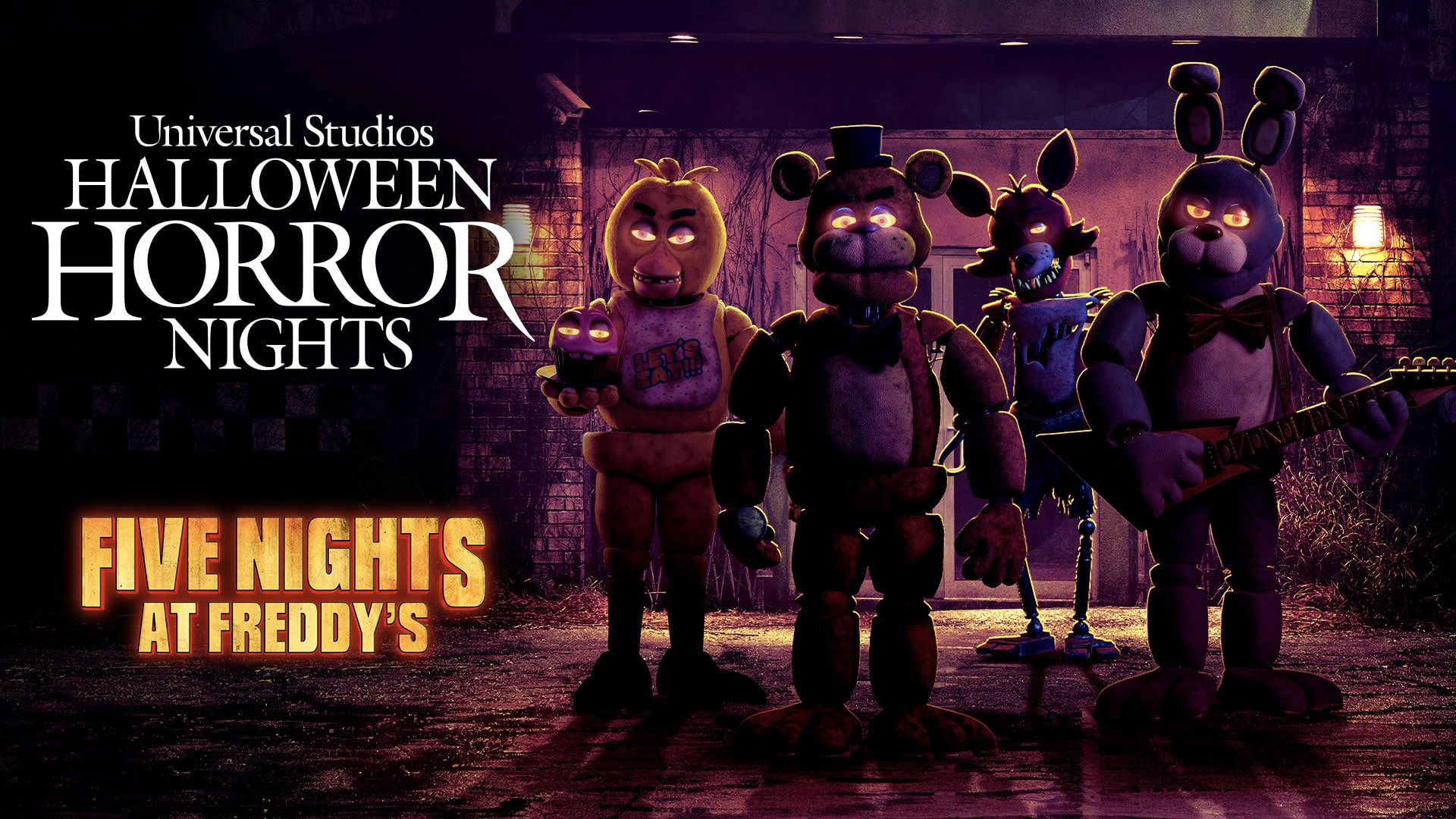 Five Nights at Freddys key art - HHN 2025