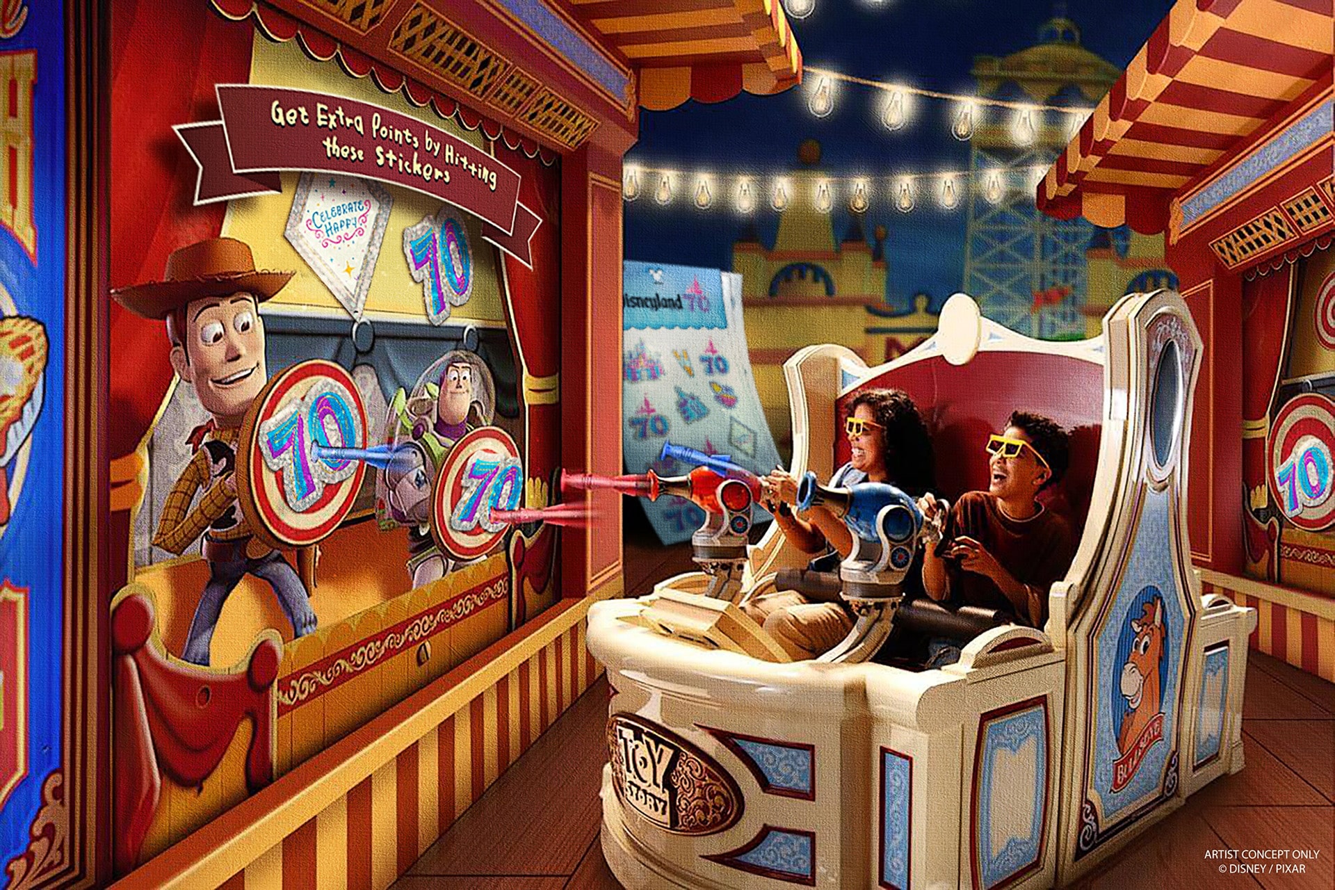 2025dlr70thanniversarydisneylandtoystorymania | The Main Street Mouse 2025 dlr 70th anniversary disneyland toy story mania