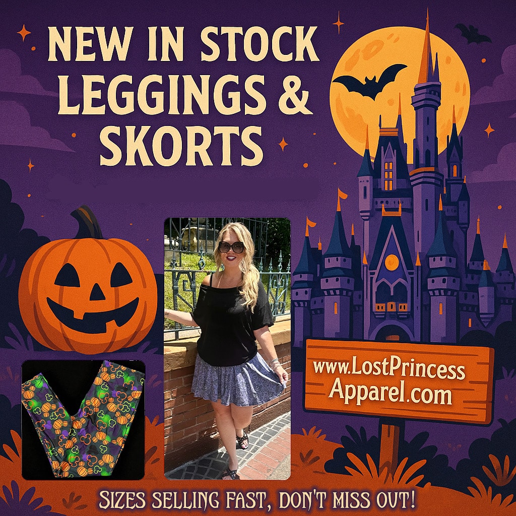 Disney skorts and leggings | The Main Street Mouse
