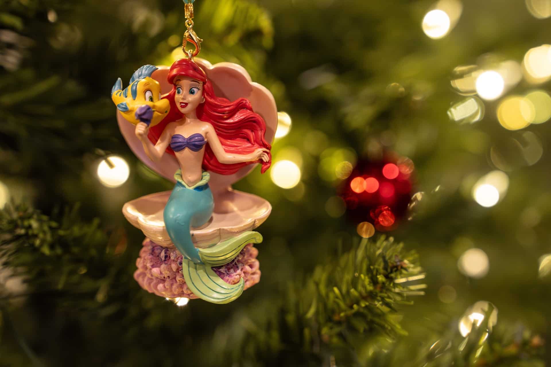 2025DCPHolidayMerchPreviewArielOrnament | The Main Street Mouse 2025 dcp holiday merch preview ariel ornament