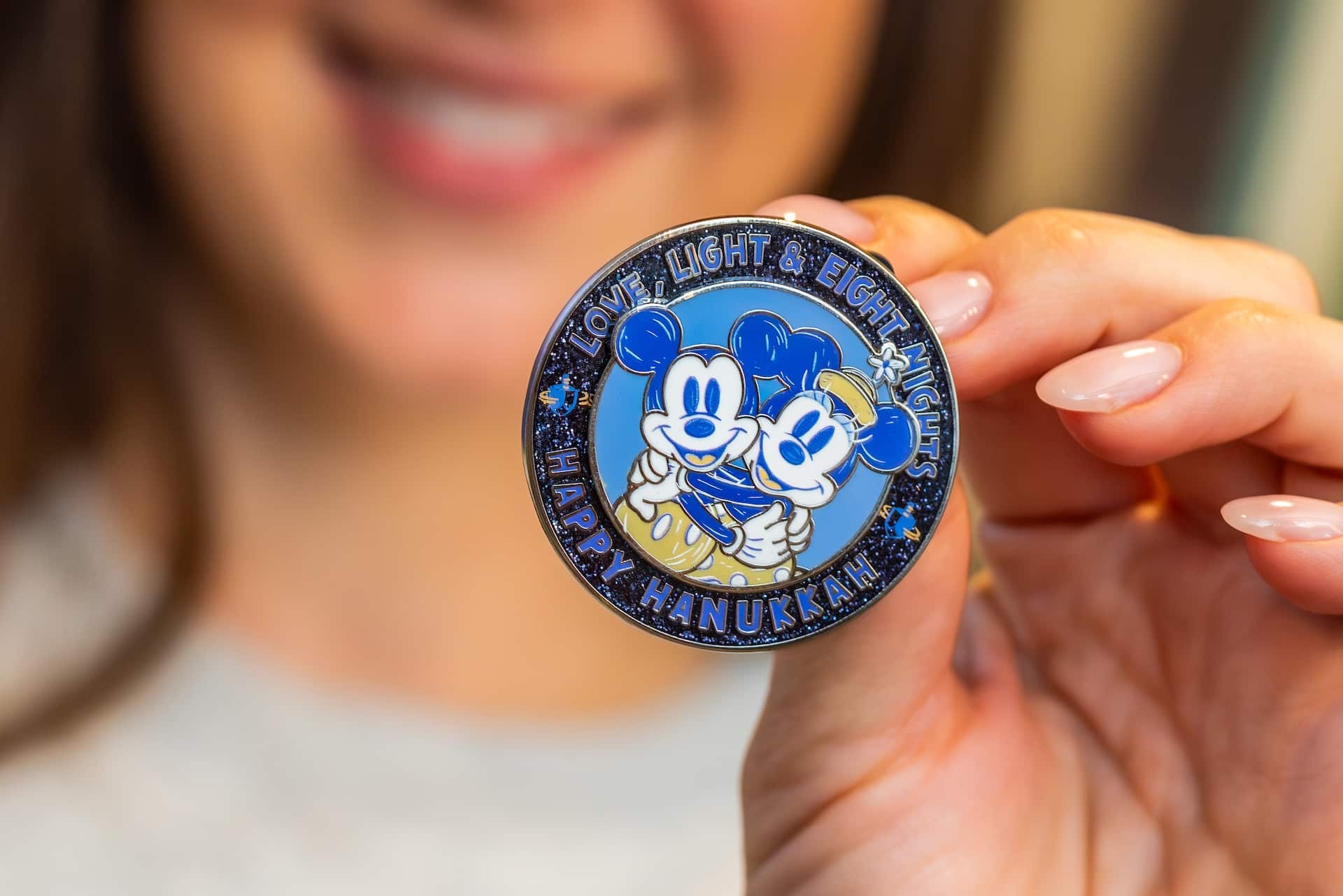 2025DCPHolidayMerchPreviewHanukkahPin | The Main Street Mouse 2025 dcp holiday merch preview hanukkah pin