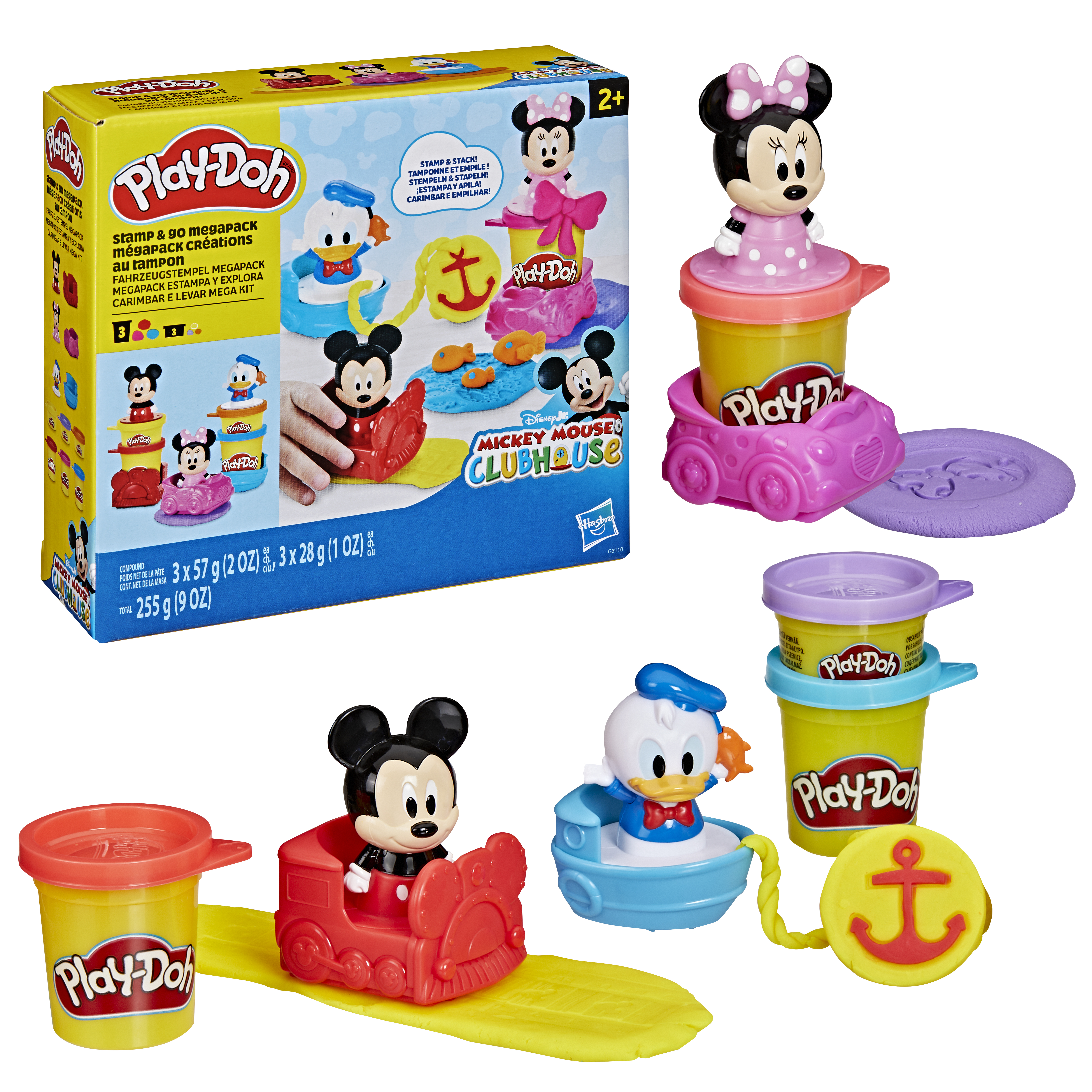 PLAYDOH Disney Jr Stamp Go Megapack | The Main Street Mouse Play doh Disney Jr Stamp Go Megapack