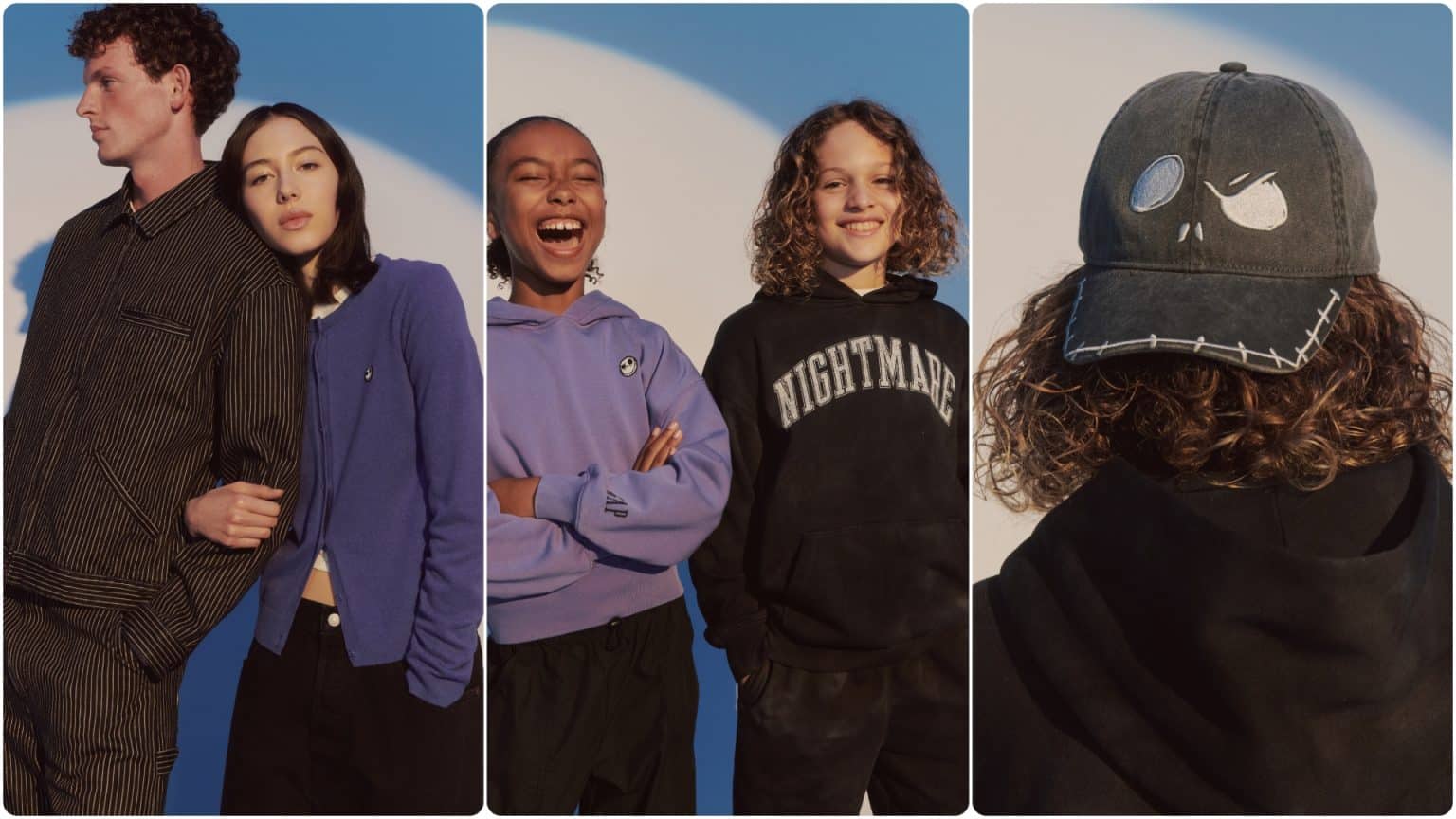 Gap X Disney Tim Burtons the Nightmare Before Christmas Clothing Collection for Halloween