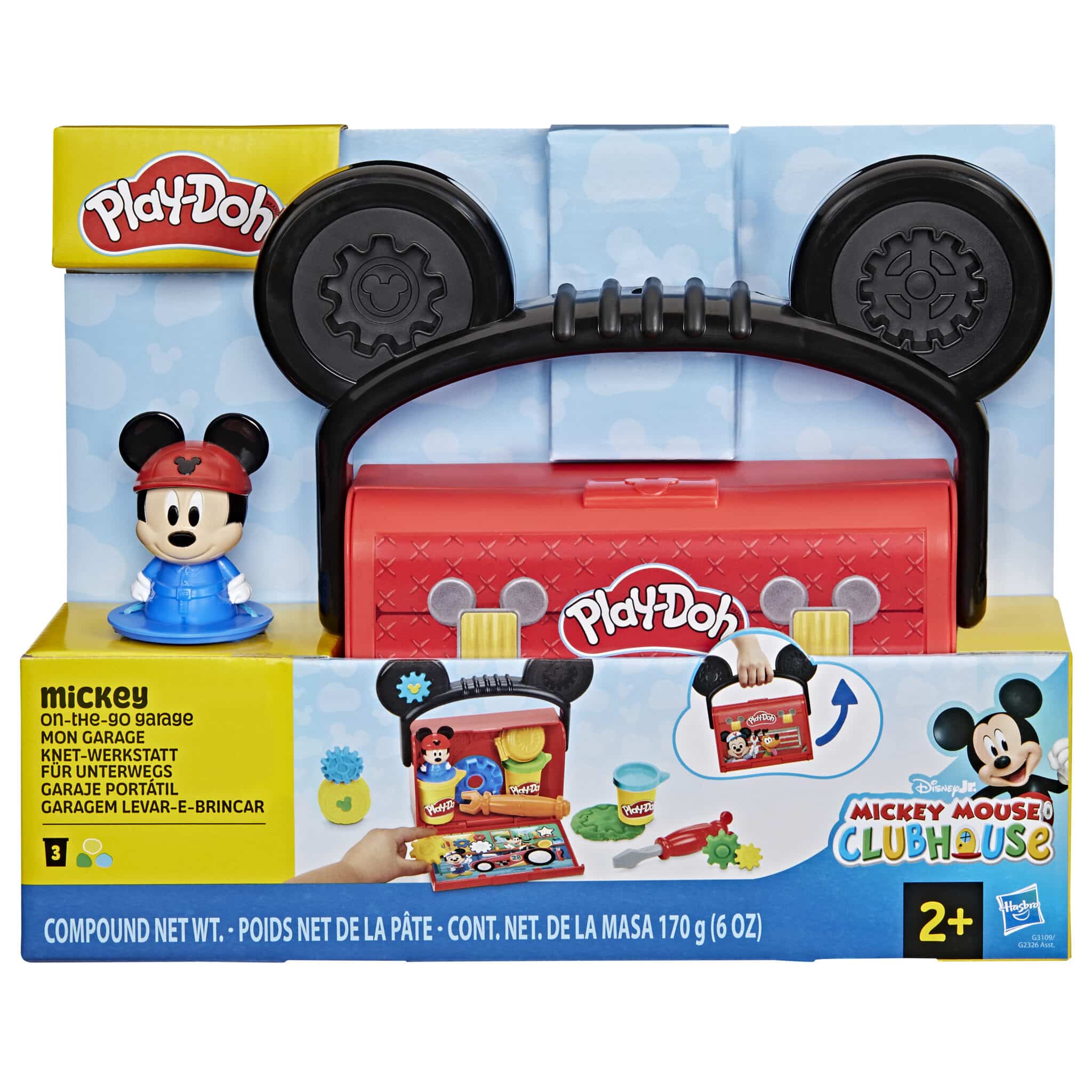 PLAYDOH Disney Jr OnTheGo Playsets | The Main Street Mouse Play doh Disney Jr On the go Playsets