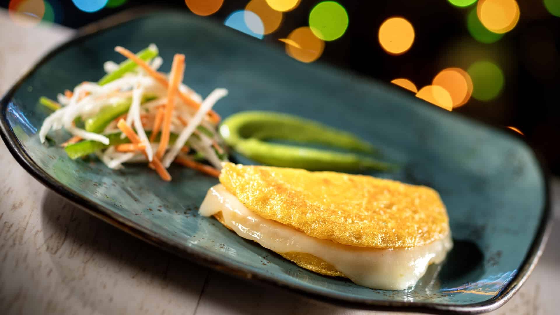 2025WDWDJNFoodieGuideArepa | The Main Street Mouse 2025 wdw djn foodie guide arepa