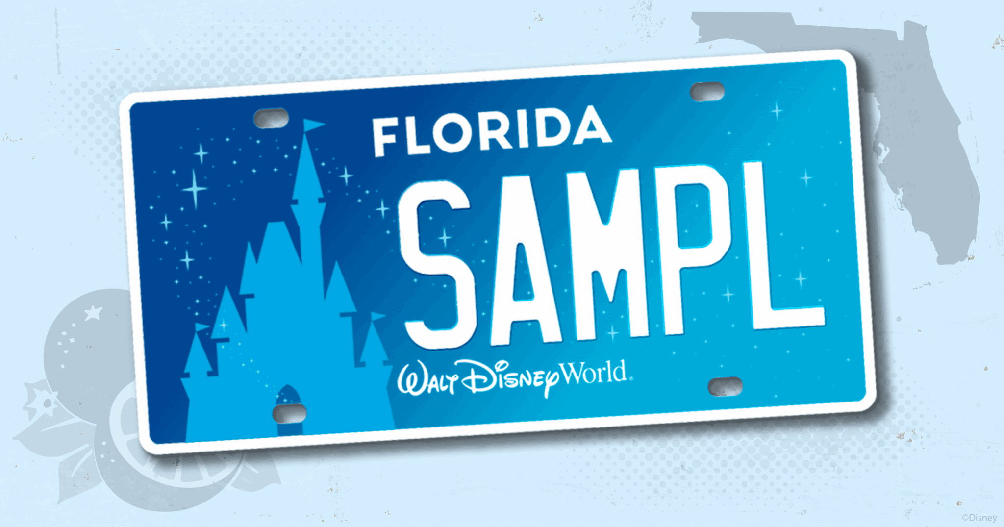 Disney Speciality License Plate