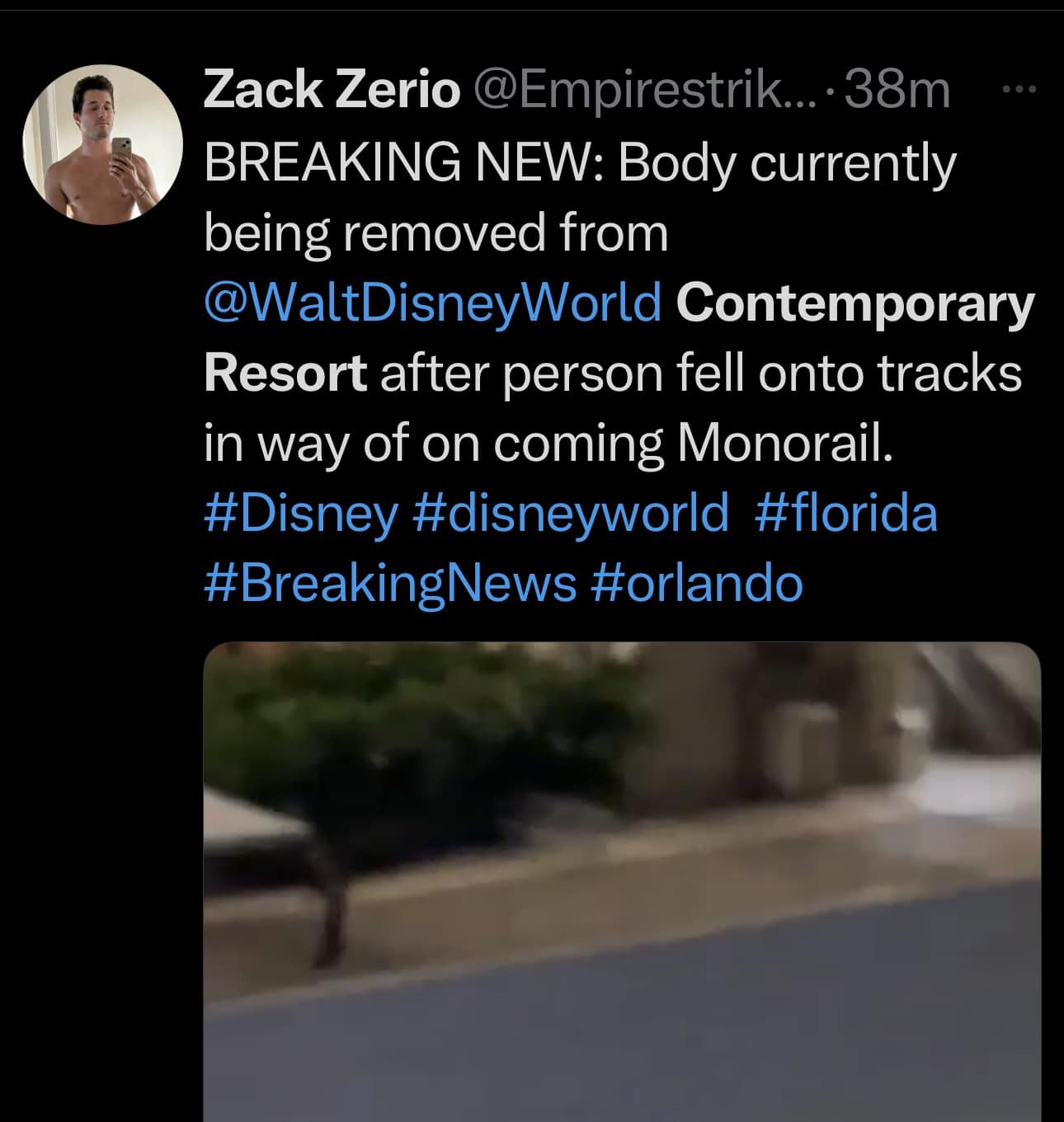 Contemporary Resort accident