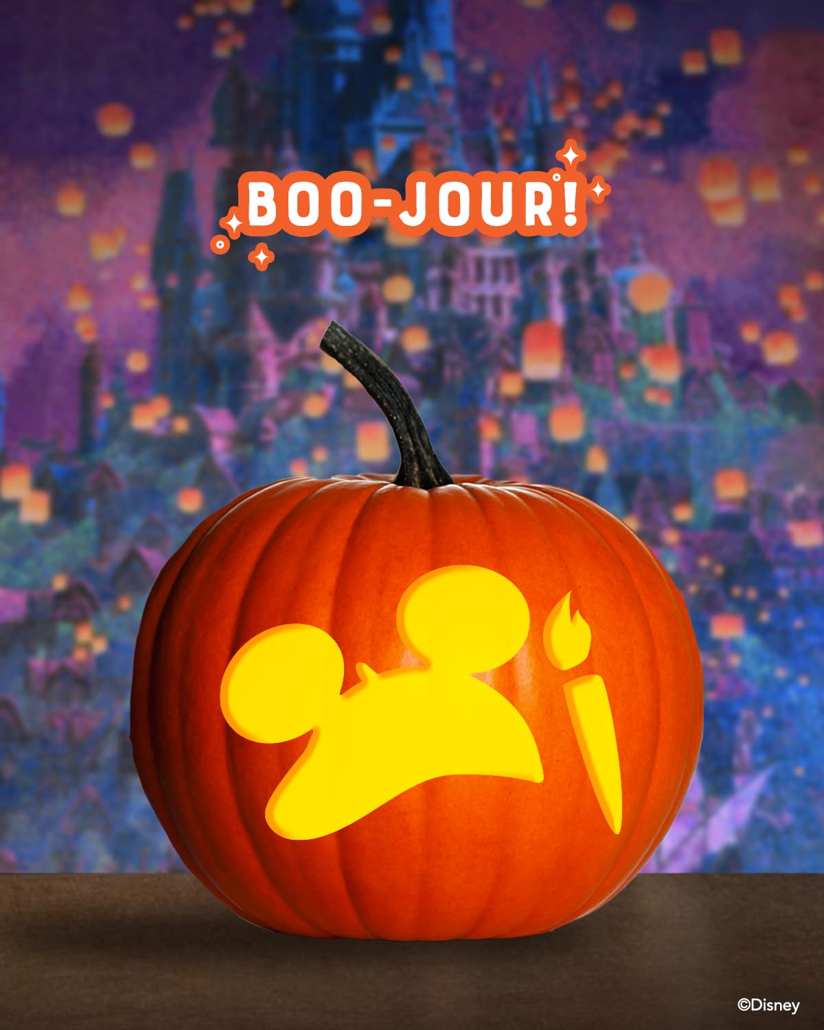 RivieraResortDisneyVacationClubPumpkinCarvingStencil | The Main Street Mouse Riviera resort disney vacation club pumpkin carving stencil