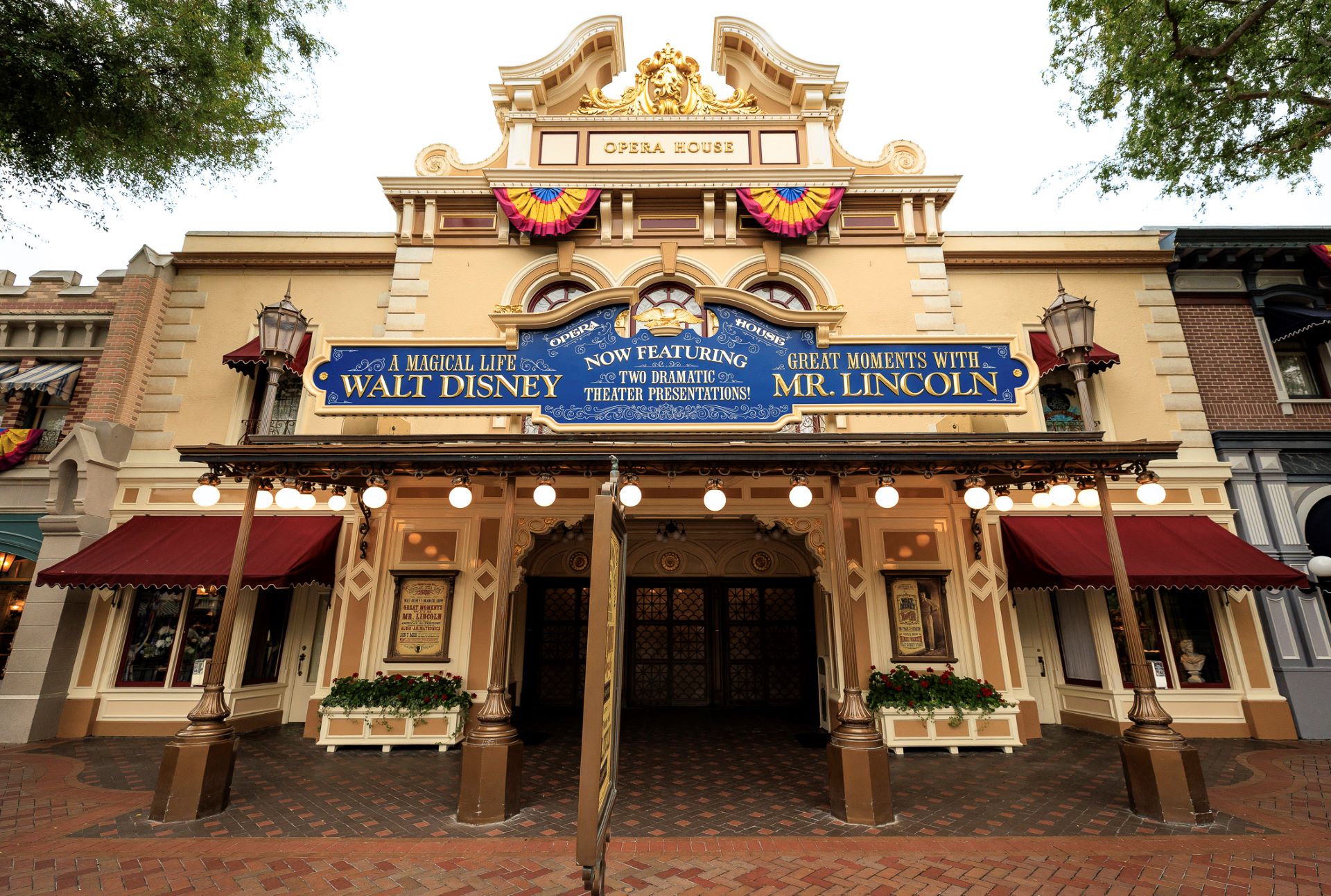 WaltDisneyAMagicalLifeMarqueeatDisneylandPark | The Main Street Mouse Walt disney a magical life marquee at disneyland park