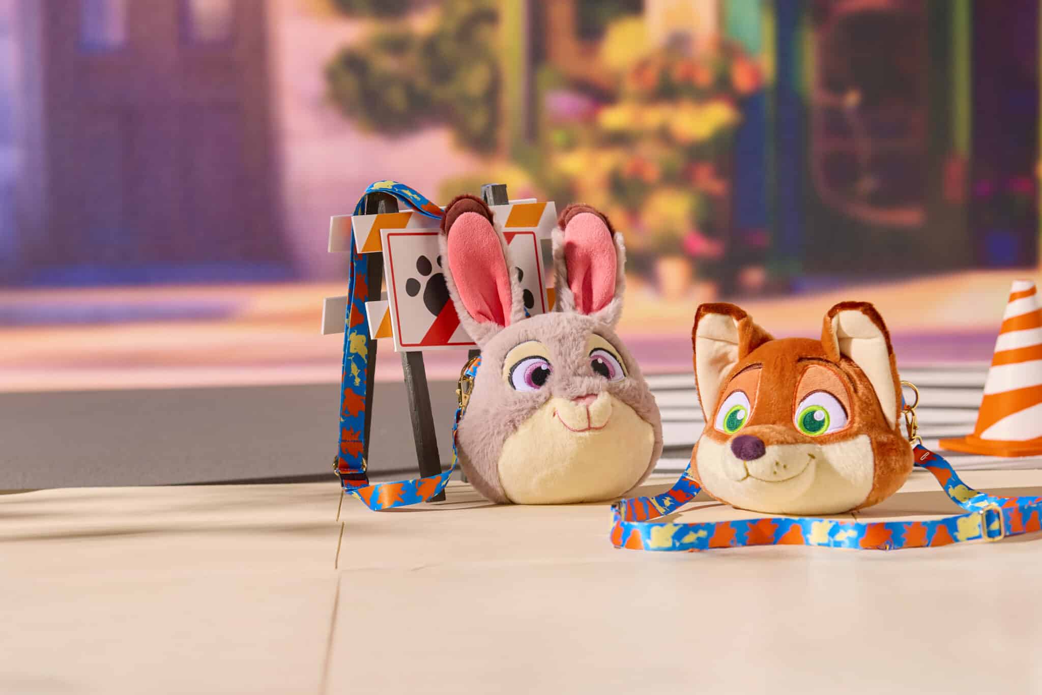 Zootopia 2 Plush Crossbody Bags | The Main Street Mouse Zootopia 2 Plush Crossbody Bags