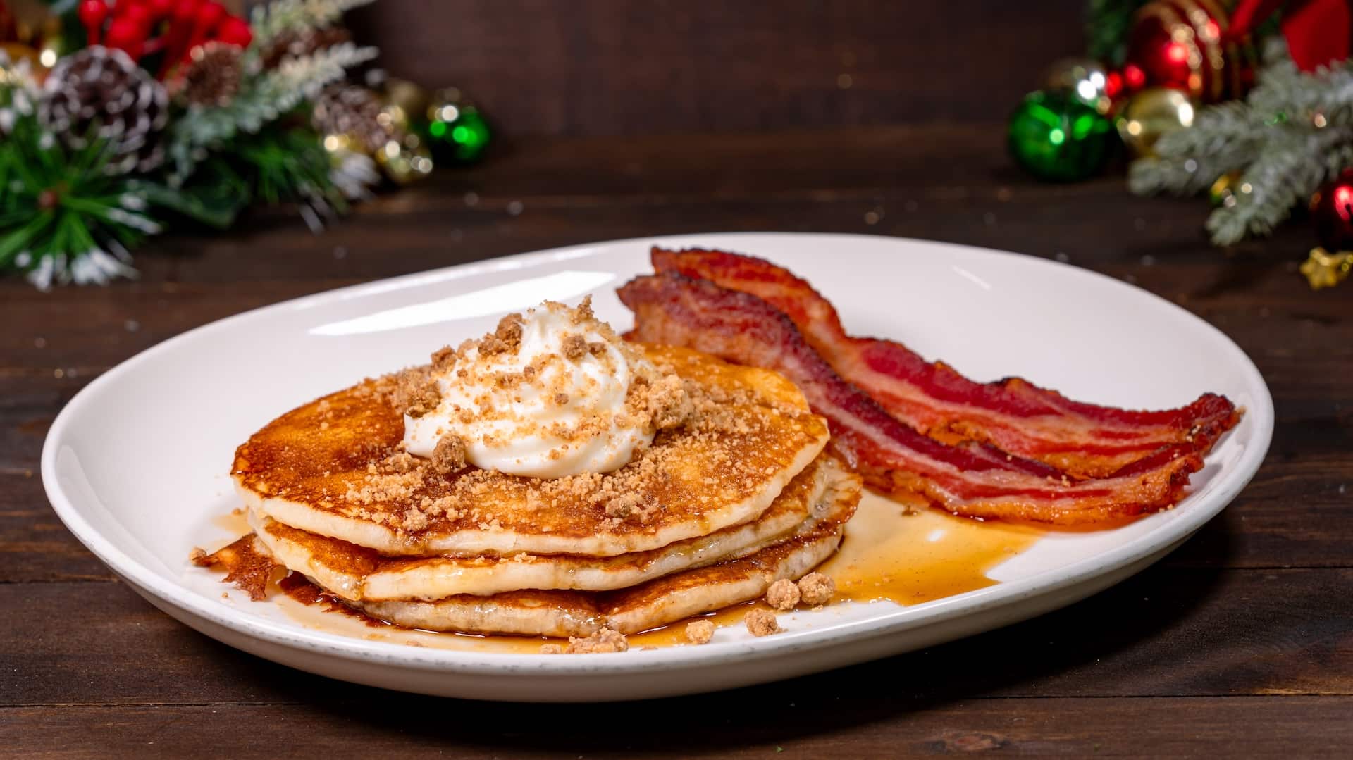 2025 dlr holiday foodie guide gingerbread pancakes