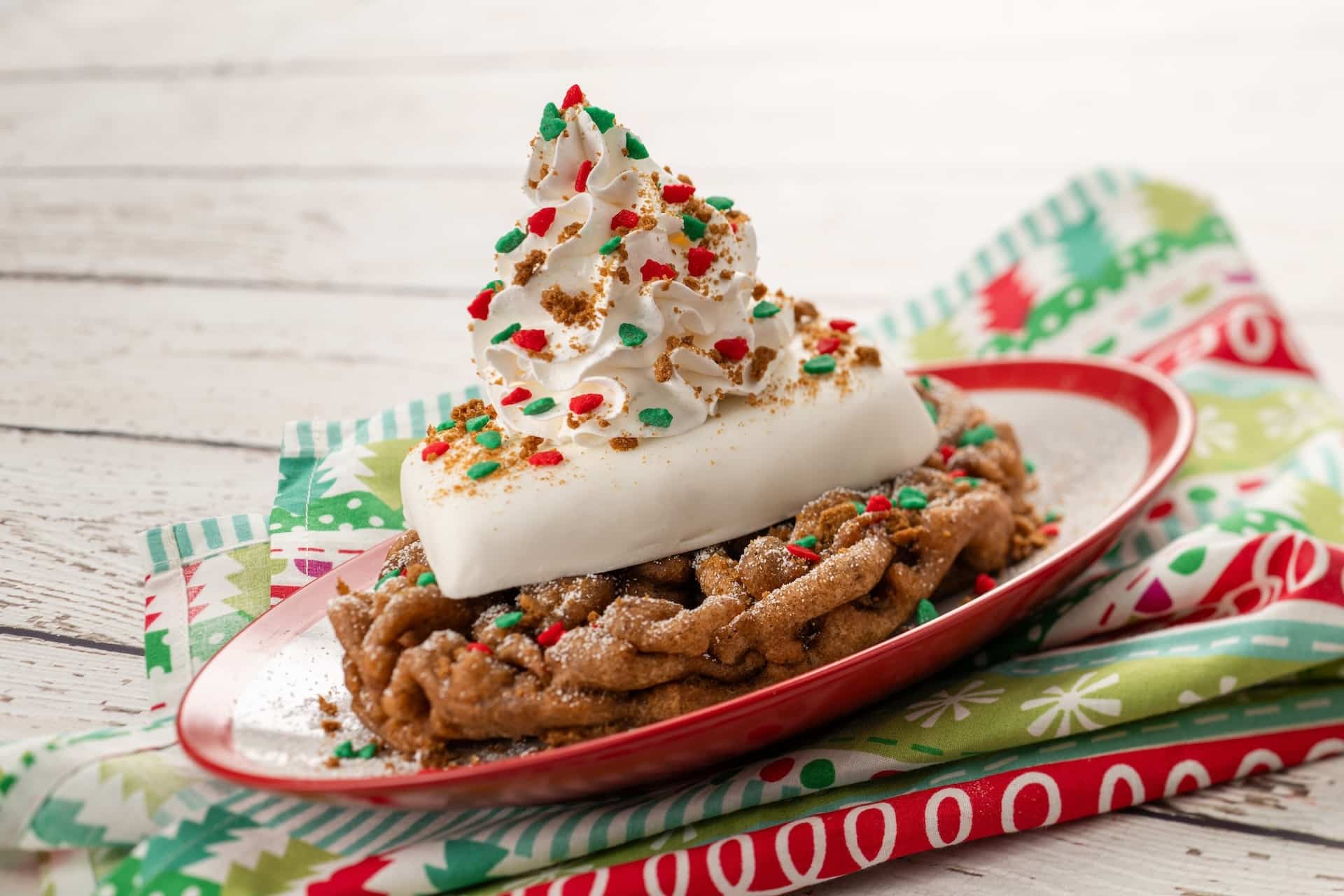2025 epcot festival of holidays funnel cake