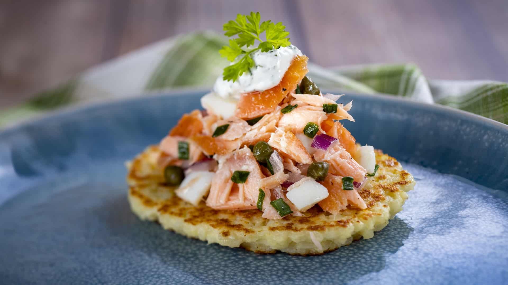 2025WDWFOTHFoodieGuideSalmonLatkes | The Main Street Mouse 2025 wdw foth foodie guide salmon latkes