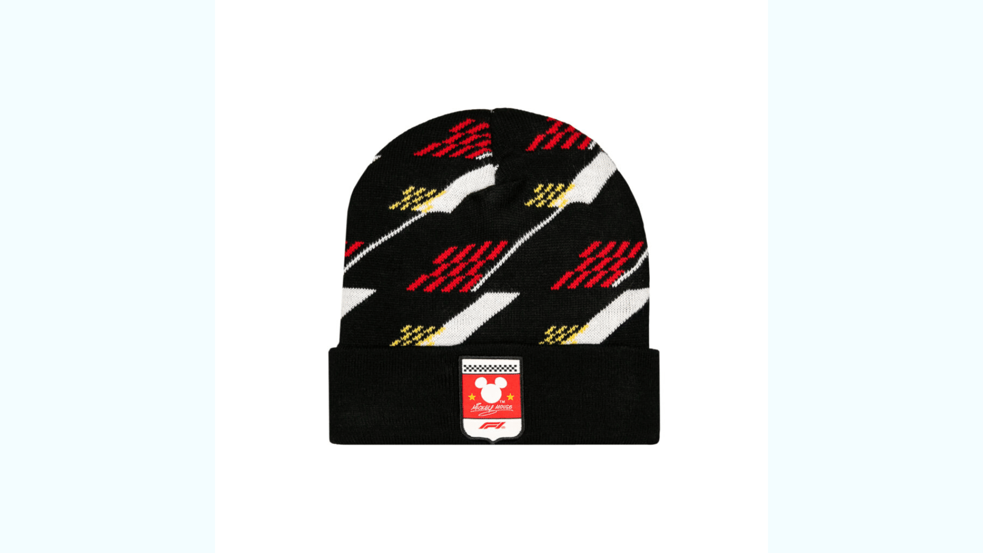 DisneyxFormula1KnitBeanie | The Main Street Mouse Disney x formula 1 knit beanie