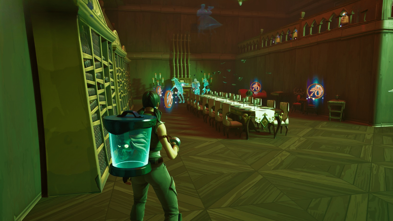 Haunted mansion scavenger hunt