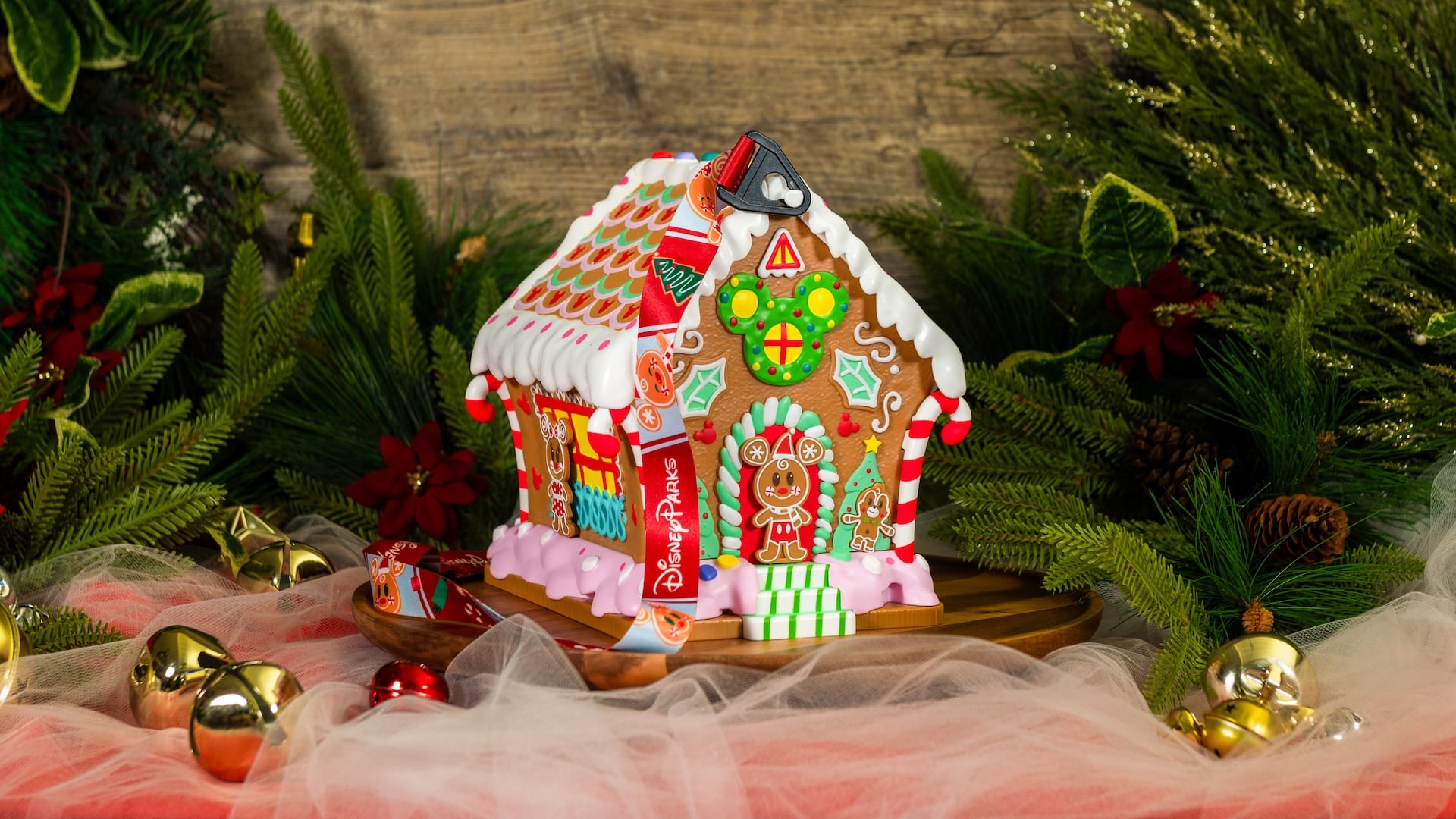 Gingerbread house popcorn bucket | The Main Street Mouse Gingerbread House Popcorn Bucket
