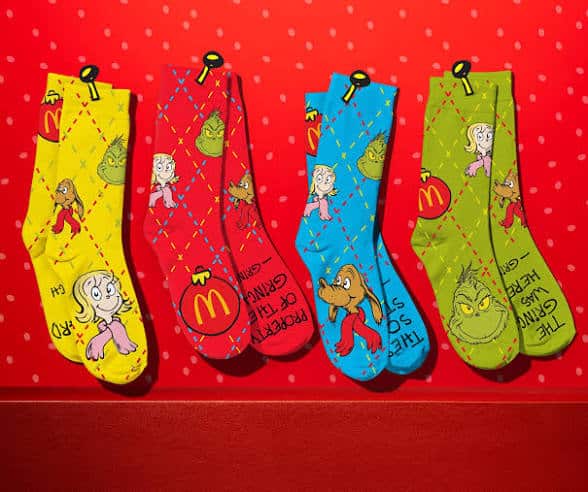 Grinch Socks