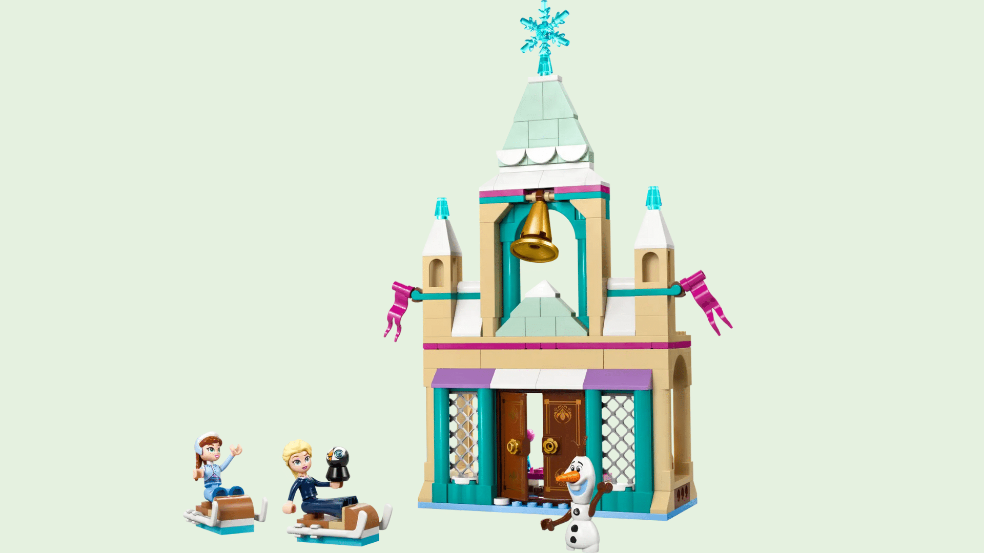 Lego arendelle castle frozen