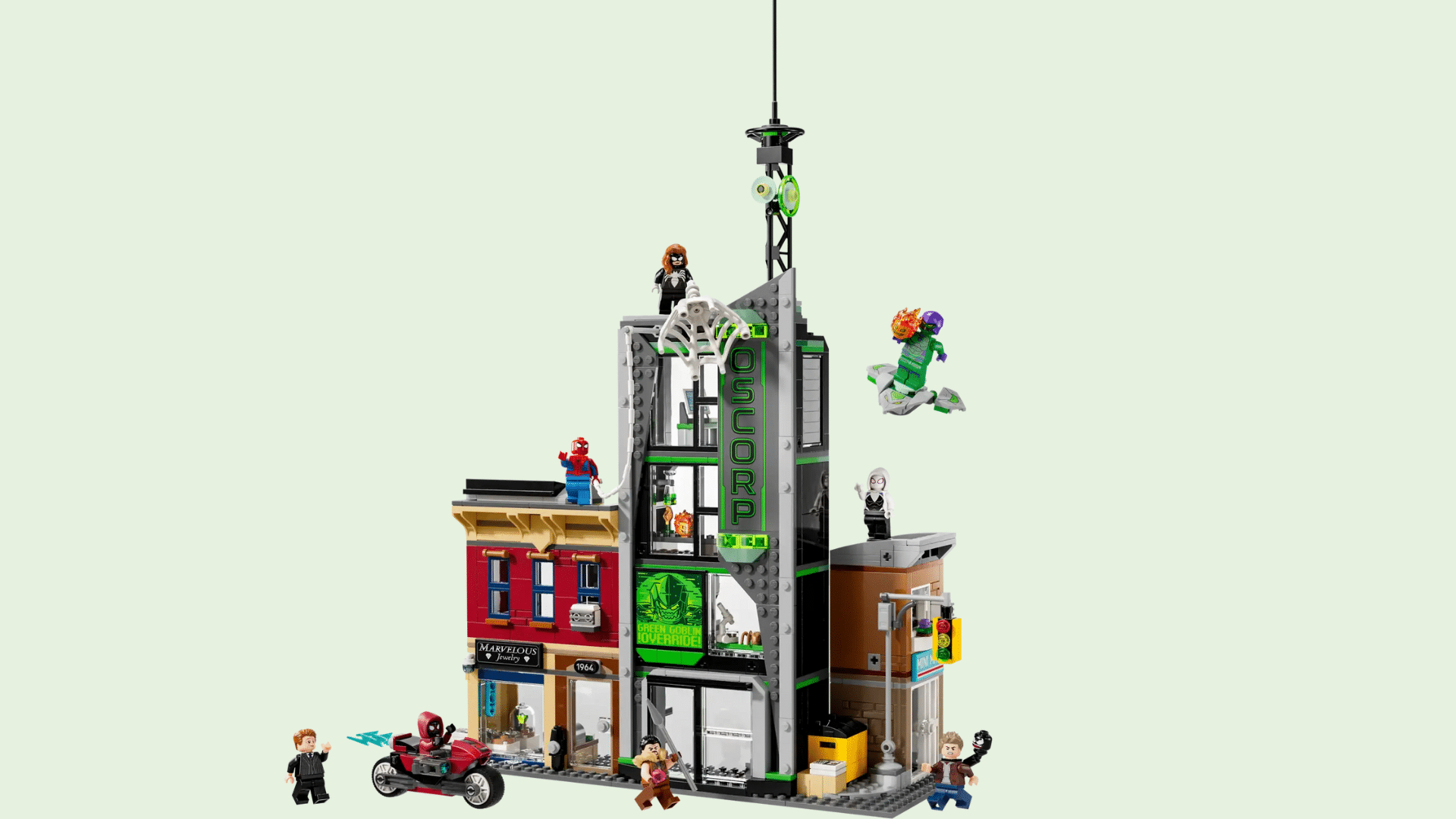 Lego spider man vs oscorp