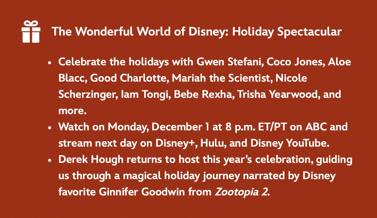 The Wonderful World of Disney Holiday Spectacular | The Main Street Mouse the Wonderful World of Disney Holiday Spectacular