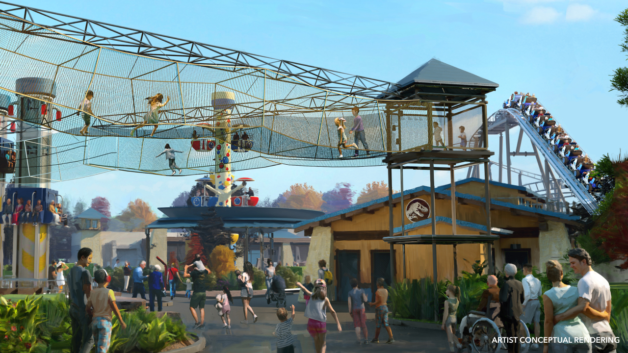 A jurassic World Adventure Camp Rendering 3