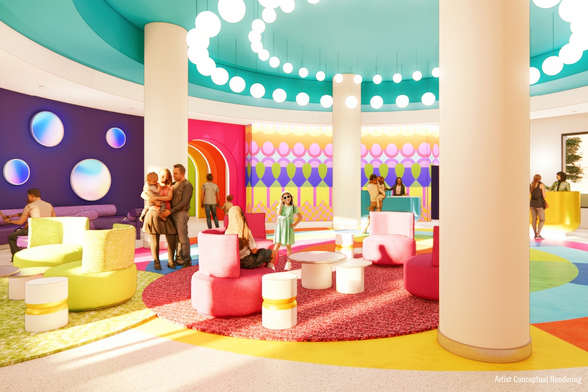 J universal Kids Resort Hotel Lobby Rendering