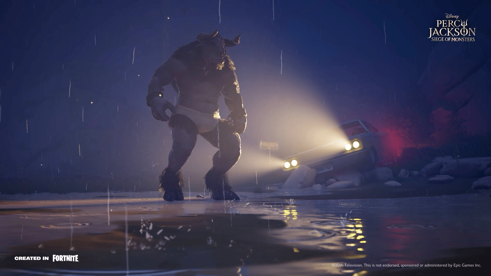 Percy jackson siege of monsters fortnite minotaur