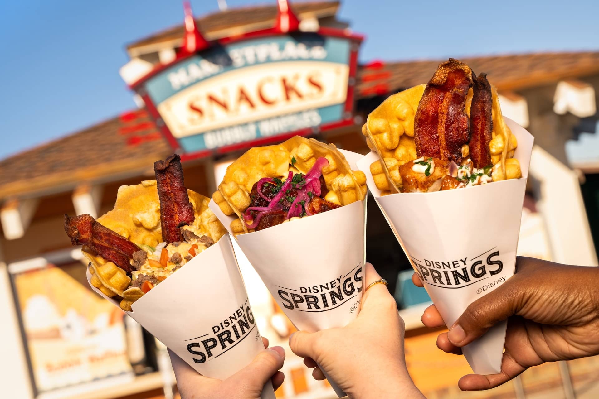 Disney Eats Introduces New Savory Loaded Waffles Coming to Disney Springs