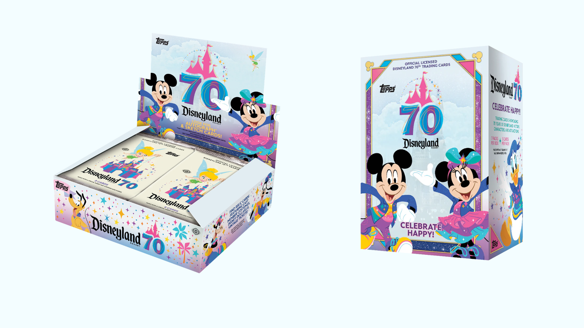 Disneyland70thCards | The Main Street Mouse Disneyland 70th cards