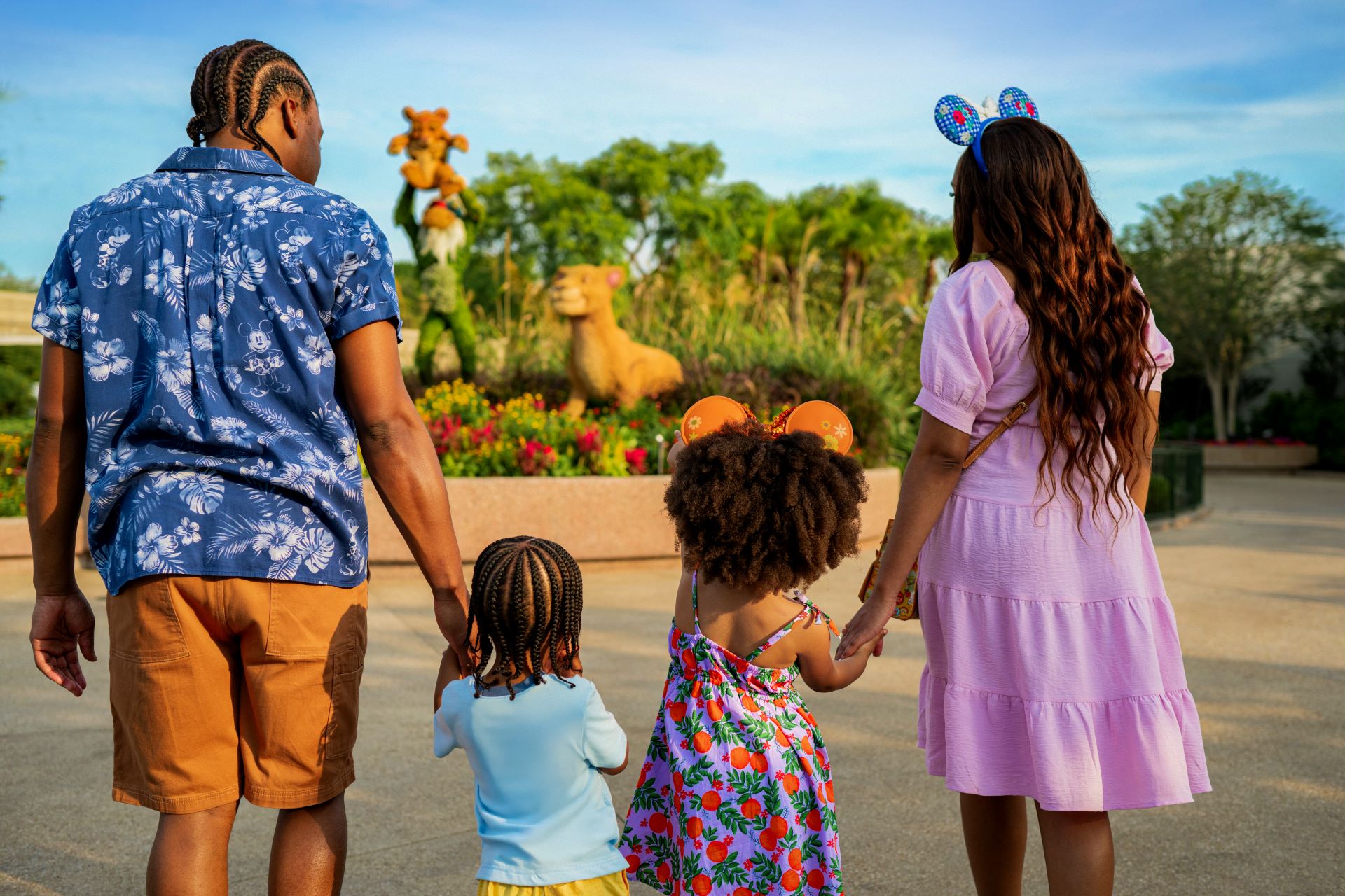 FamilyatEPCOTFlowerandGardenFestival2026 | The Main Street Mouse Family at epcot flower and garden festival 2026