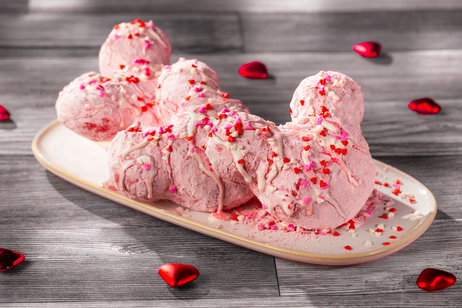 French quarter valentines beignets at disney world