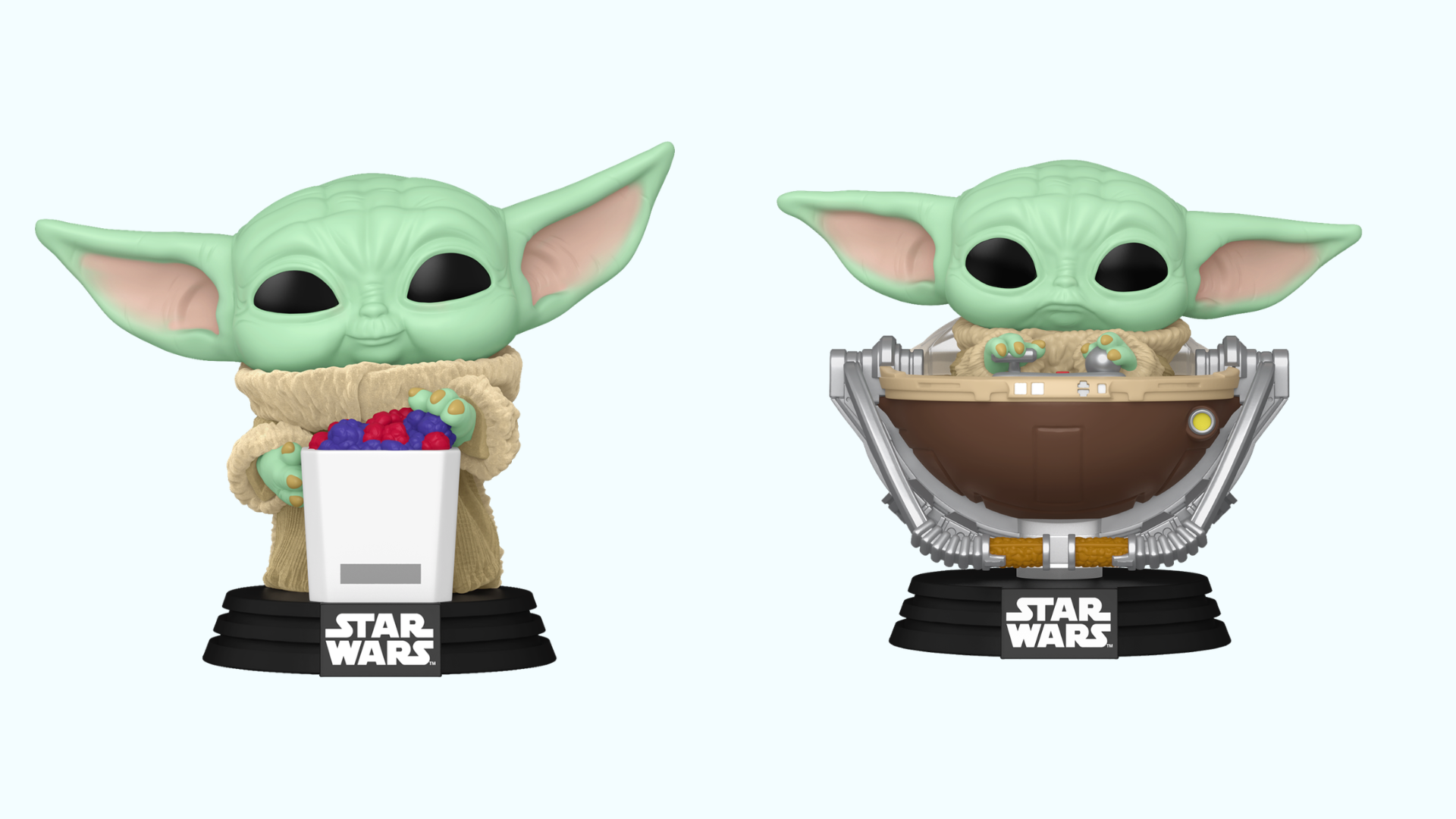 GroguPopsfromFunko | The Main Street Mouse Grogu pops from funko