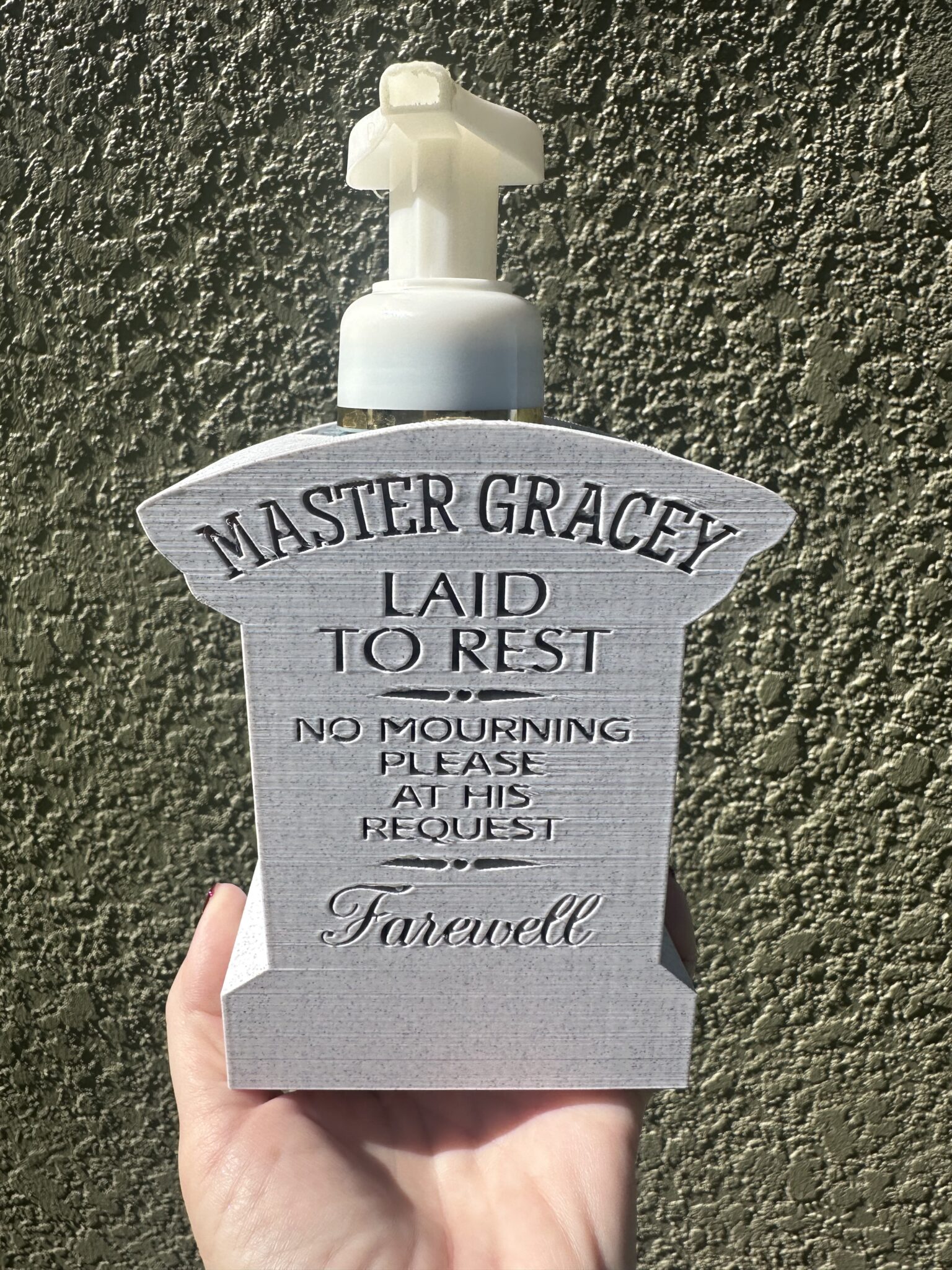 Haunted mansion soap, holder decor