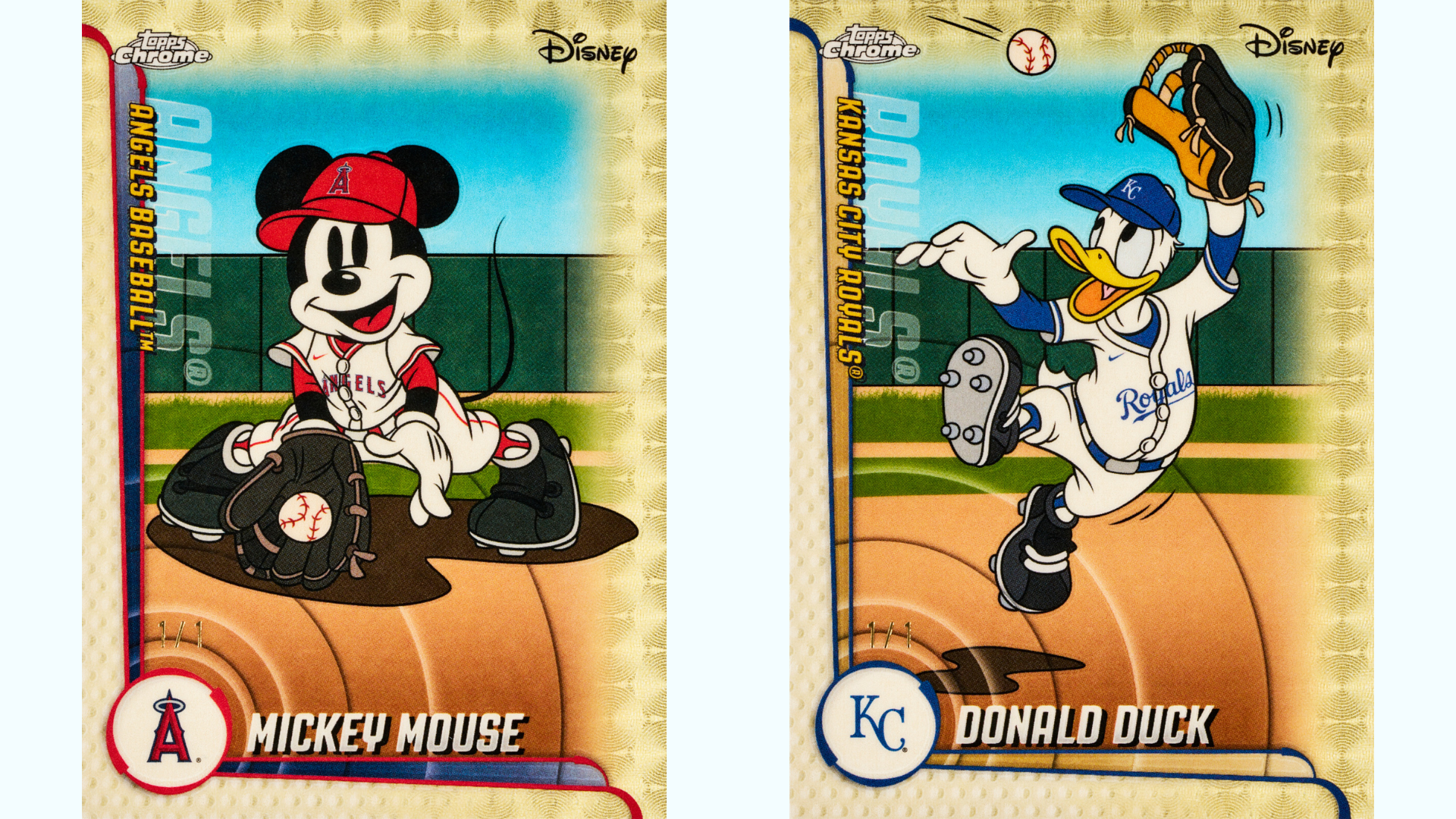 MickeyMouseandDonaldDuckToppsDisneyCards | The Main Street Mouse Mickey mouse and donald duck topps disney cards