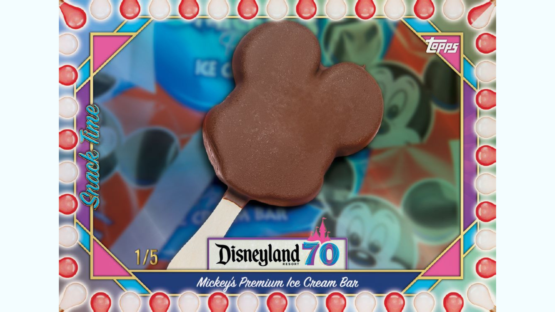 MickeysPremiumIceCreamBarCard | The Main Street Mouse Mickeys premium ice cream bar card