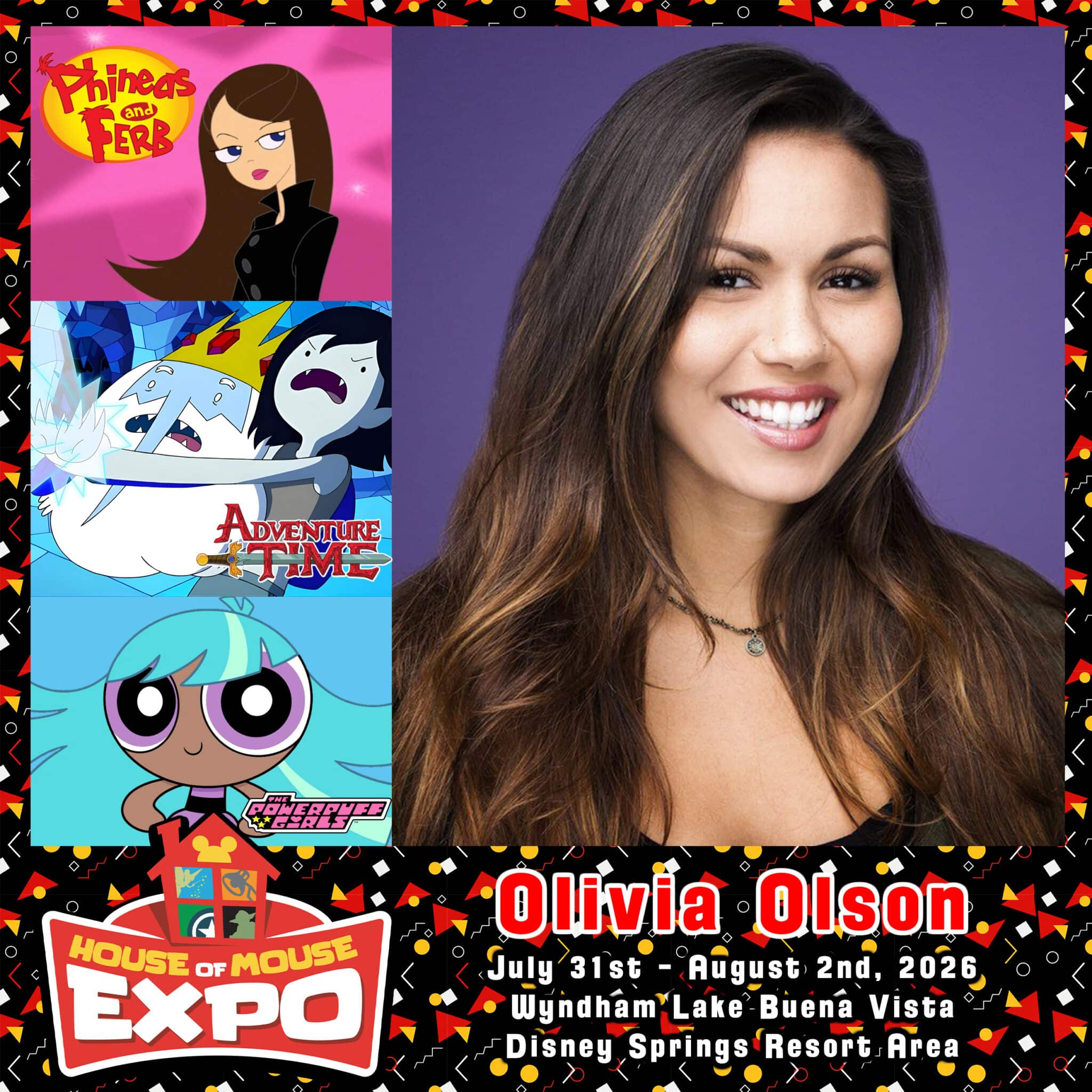 Olivia Olson Announcement Card | The Main Street Mouse Olivia Olson Announcement Card