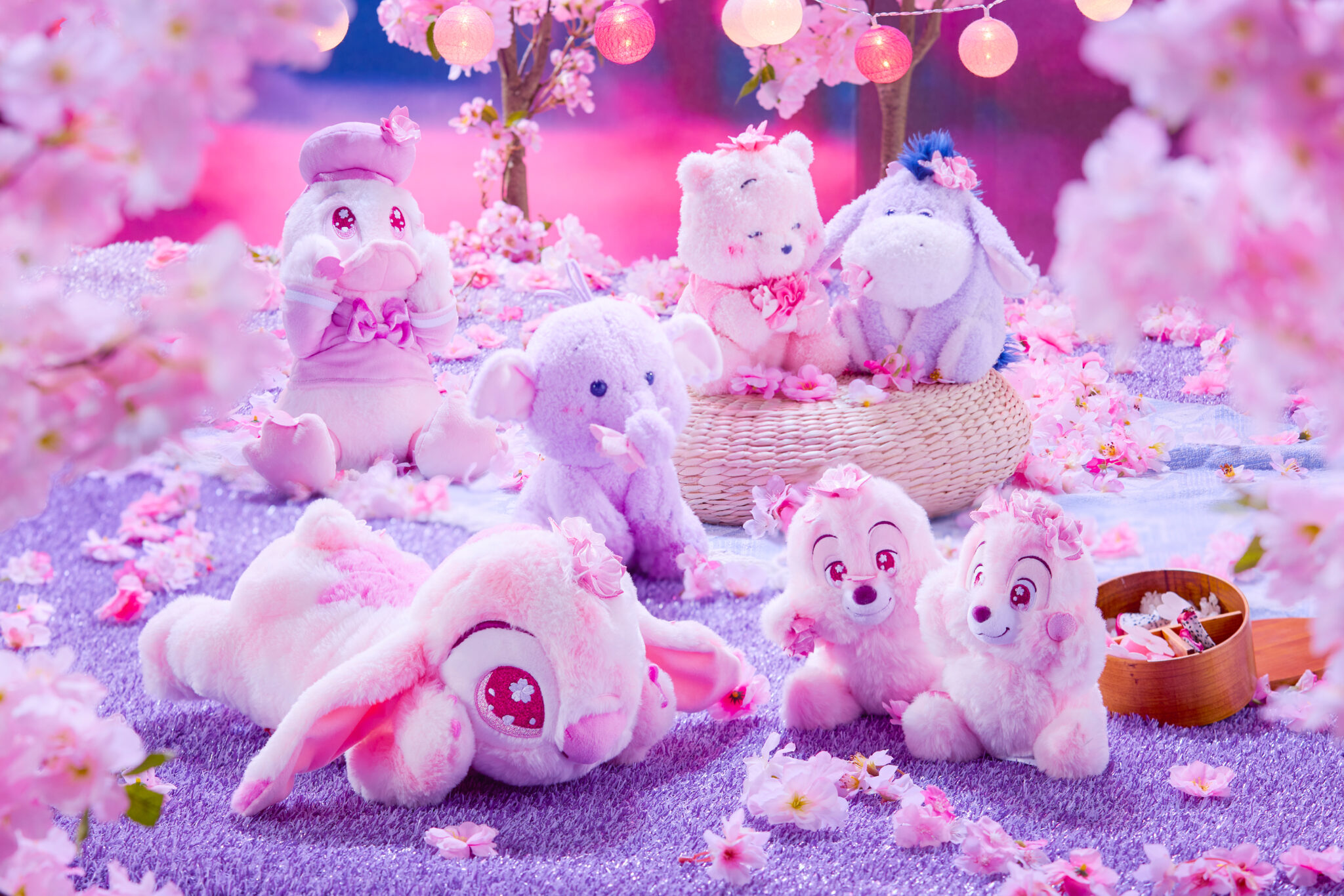 Disney Store Japans Beautiful Sakura Collection Launches Today | The Main Street Mouse Sakura Plush Collection 1