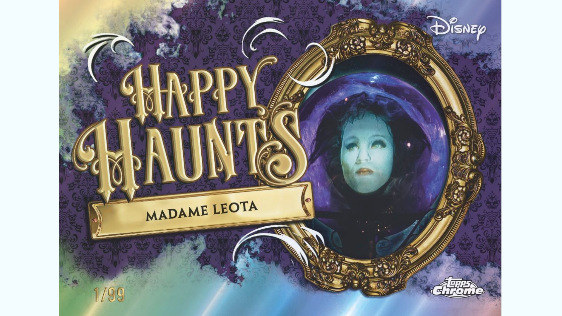 ToppsDisneyland70thCardHauntedMansion | The Main Street Mouse Topps disneyland 70th card haunted mansion