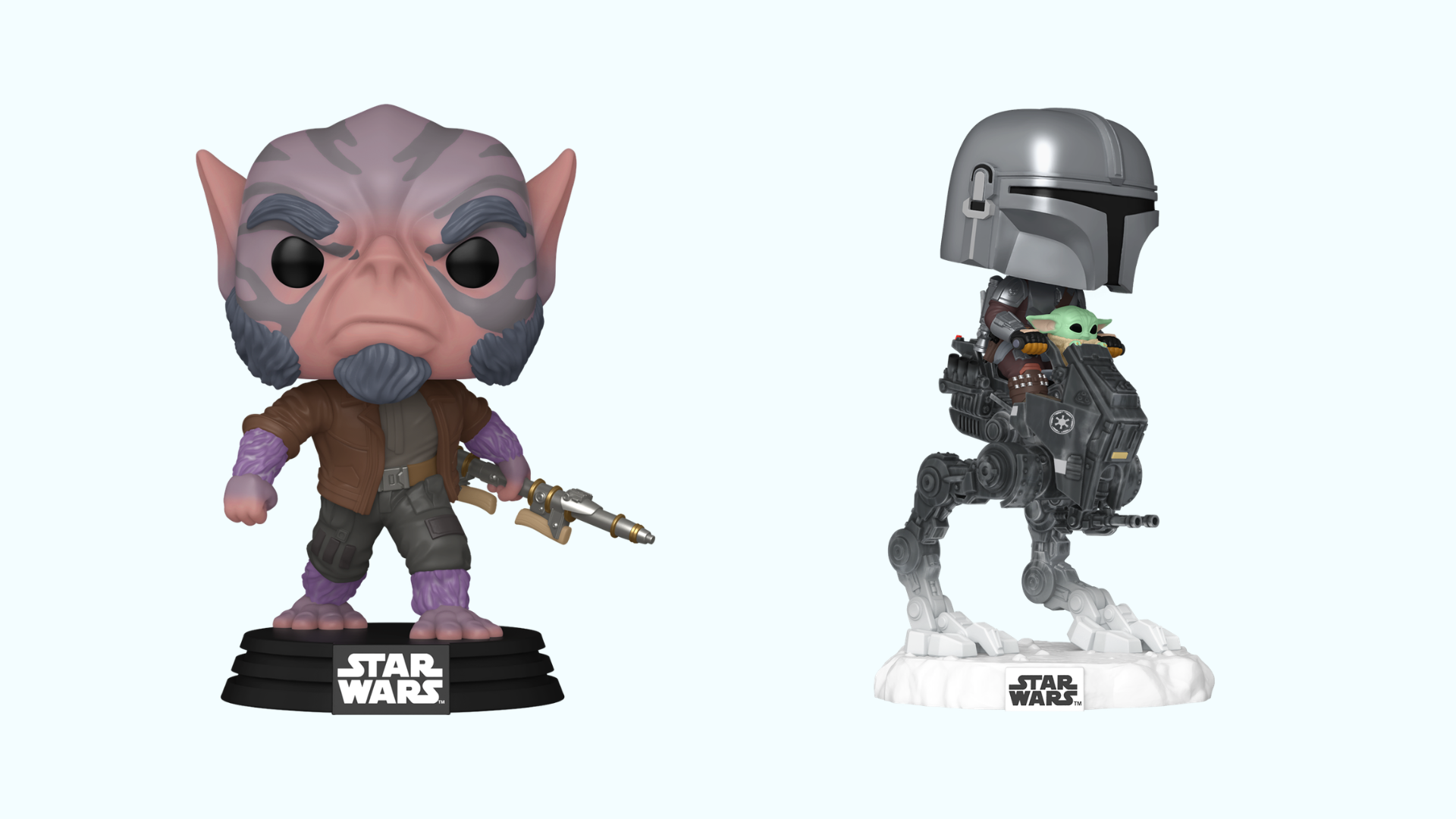 ZebMandoandGroguPopsfromFunko | The Main Street Mouse Zeb mando and grogu pops from funko